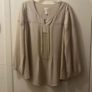 Chicos beaded top